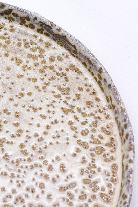 27 cm Saltfoam Stoneware Handmade Ceramic Dinner Plate