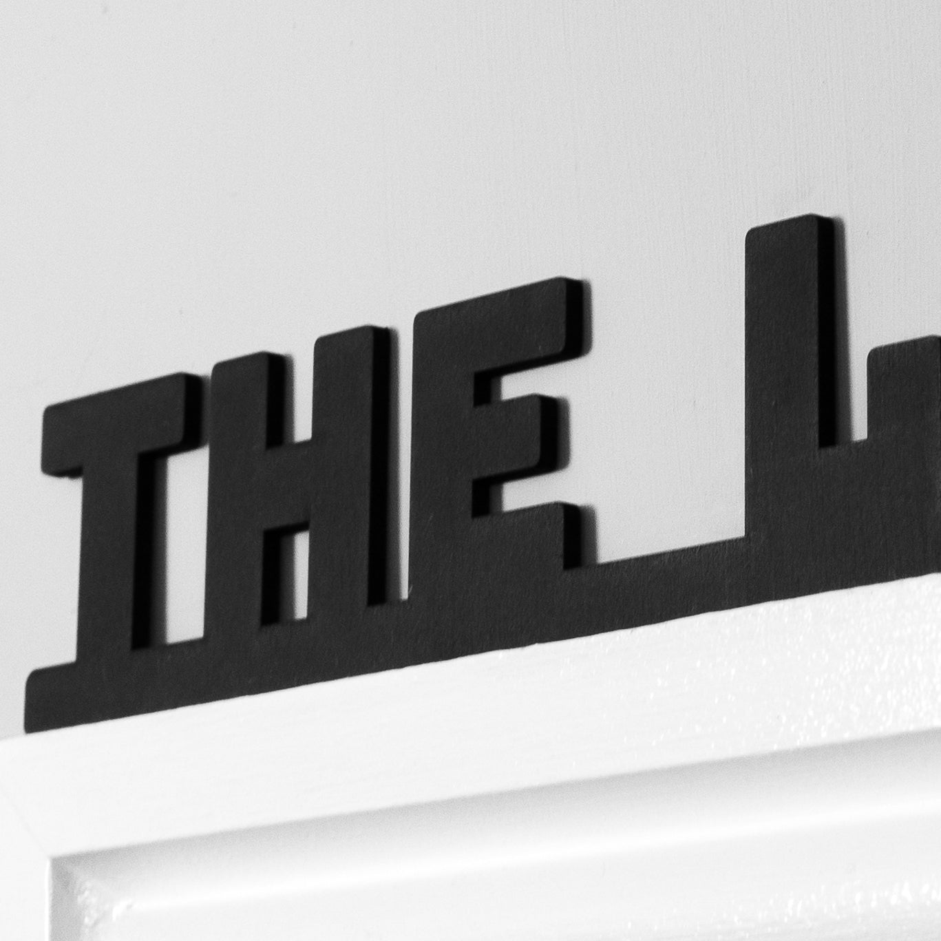 The loo sign with adhesive dots