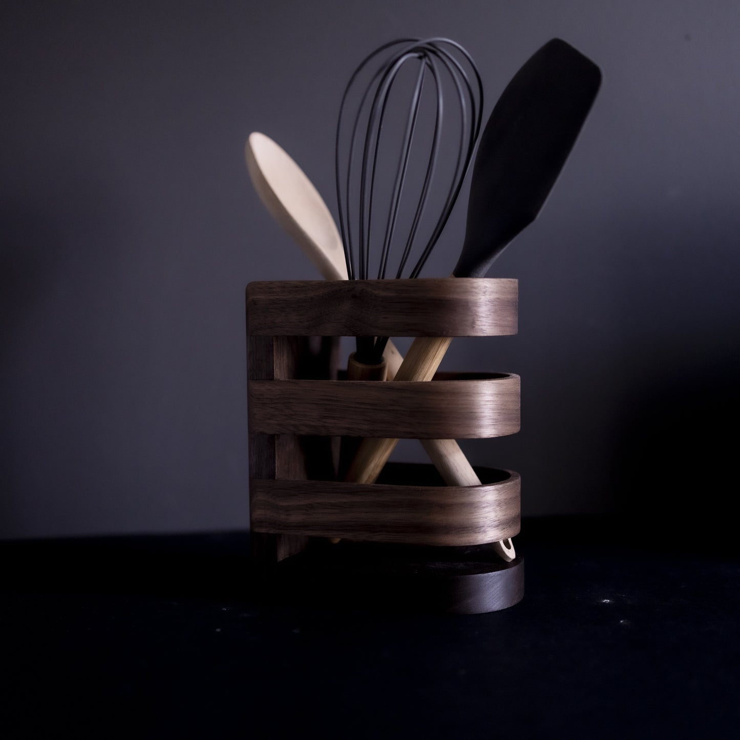 Lux Kitchen Utensils Pot Holder - Walnut