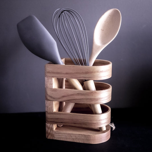 Lux Kitchen Utensils Pot Holder - Oak