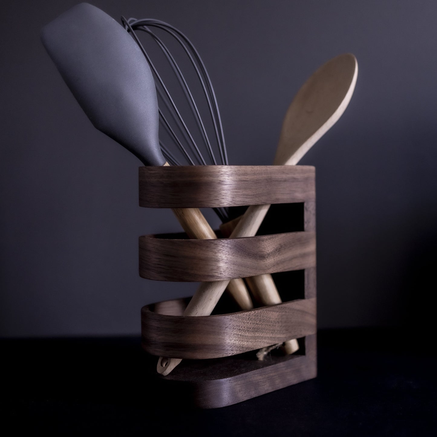 Lux Kitchen Utensils Pot Holder - Walnut