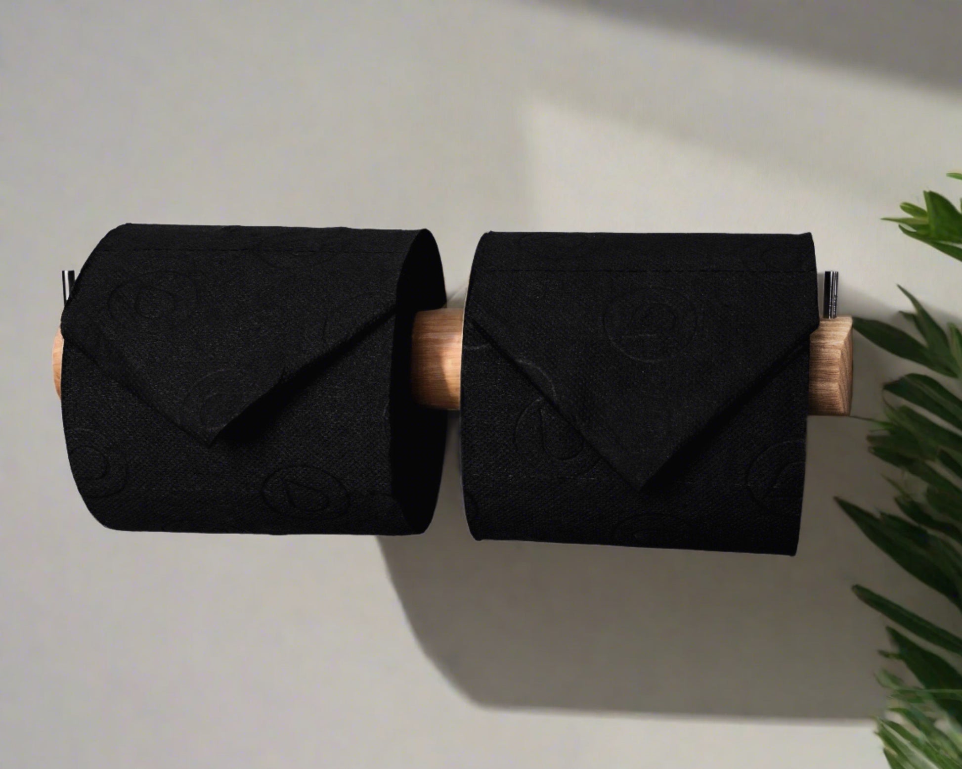 Ash double toilet roll holder