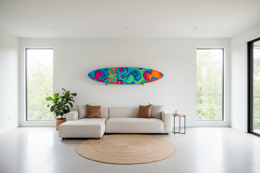 Creative Ways to Display Surfboards as Home Décor