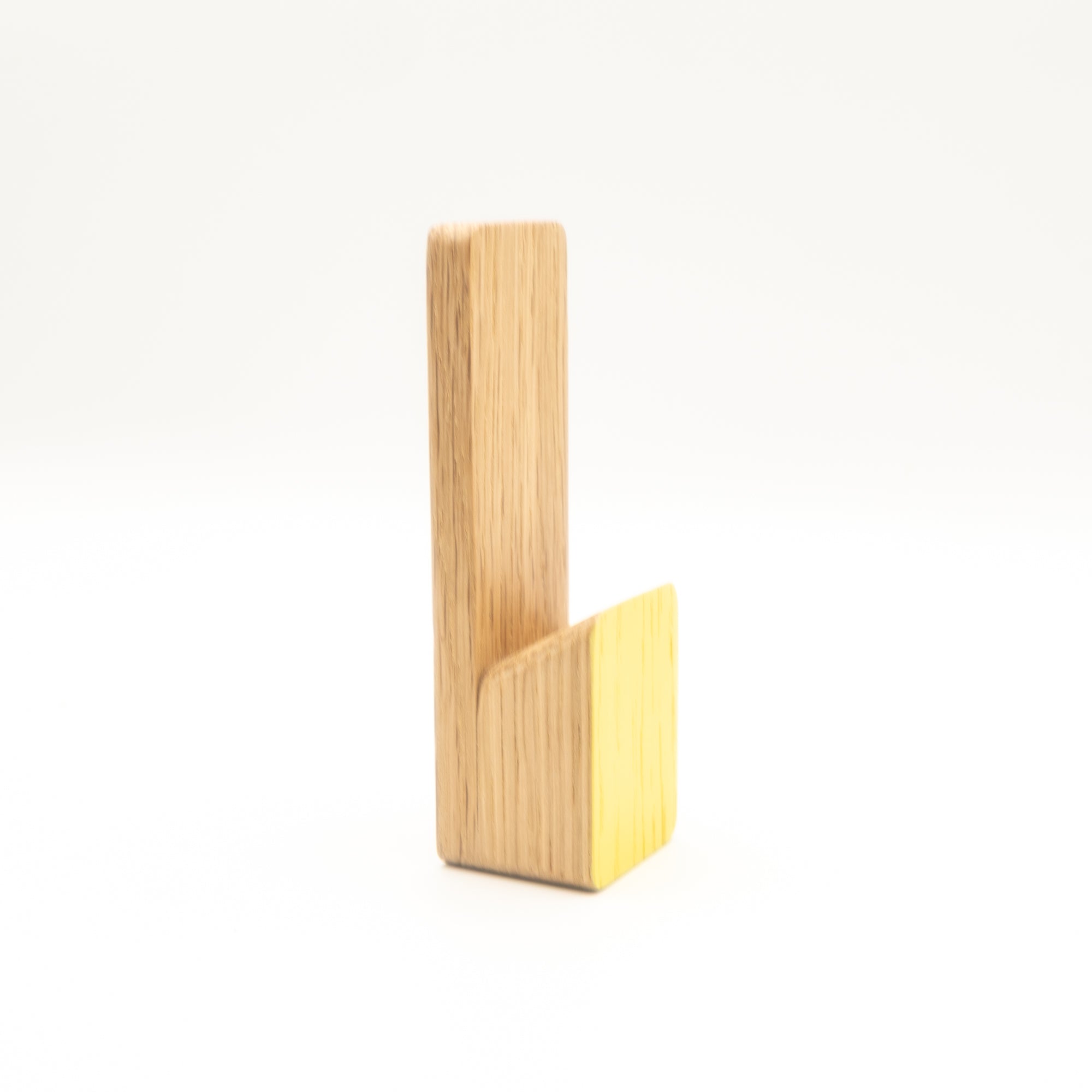 adhesive oak wall hook