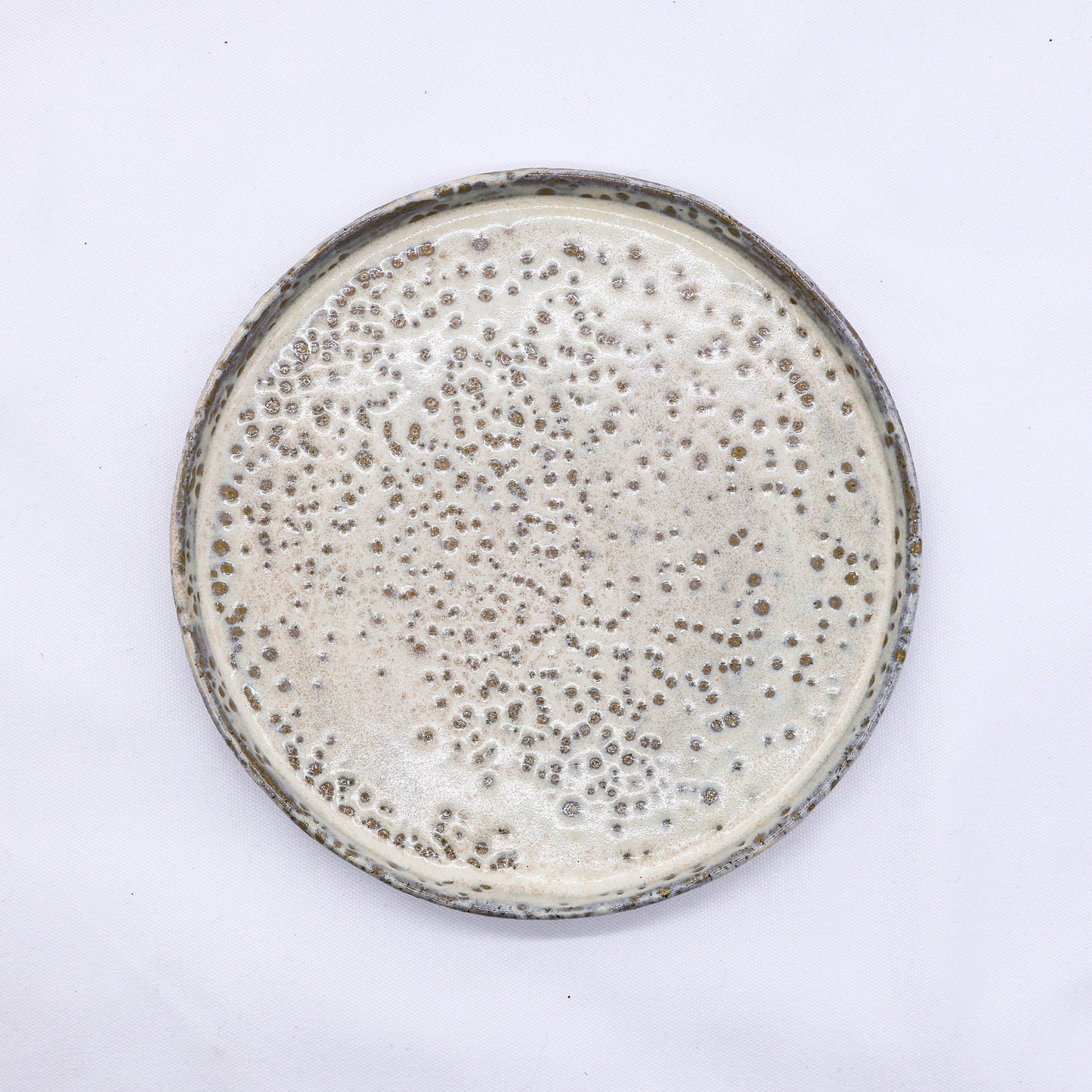 23 cm Saltfoam Stoneware Handmade Ceramic Dinner Plate