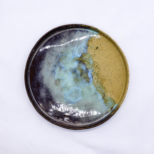 23 cm Aegean Stoneware Handmade Ceramic Dinner Plate