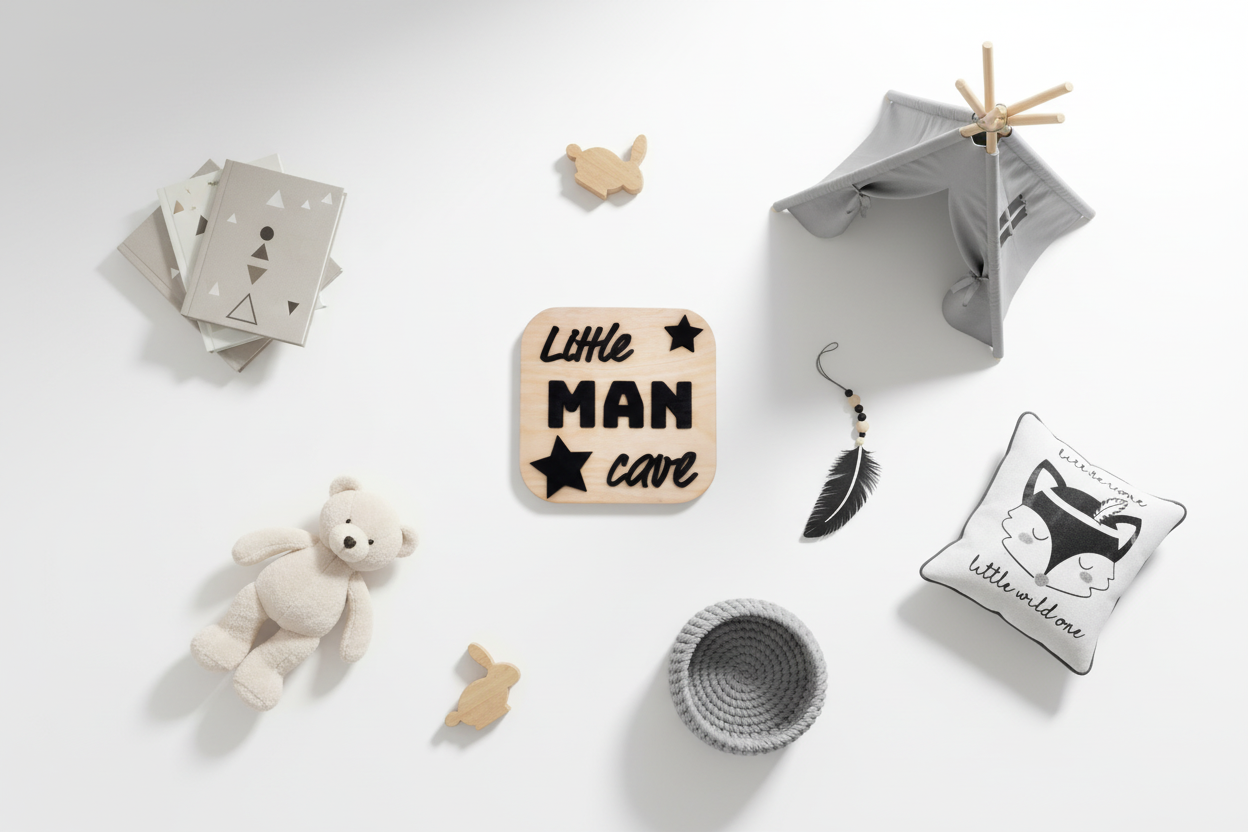 Flat lay composition